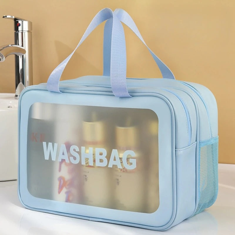AquaGuard Travel Organizer | Waterproof Clear Toiletry Bag