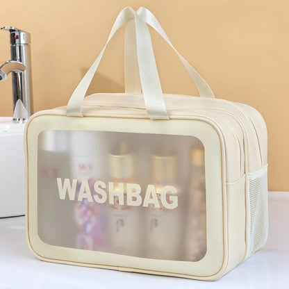 AquaGuard Travel Organizer | Waterproof Clear Toiletry Bag