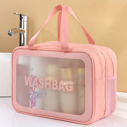 AquaGuard Travel Organizer | Waterproof Clear Toiletry Bag