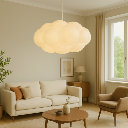 LED Pendant Light in Scandinavian Cloud Design for Dining and Living Areas