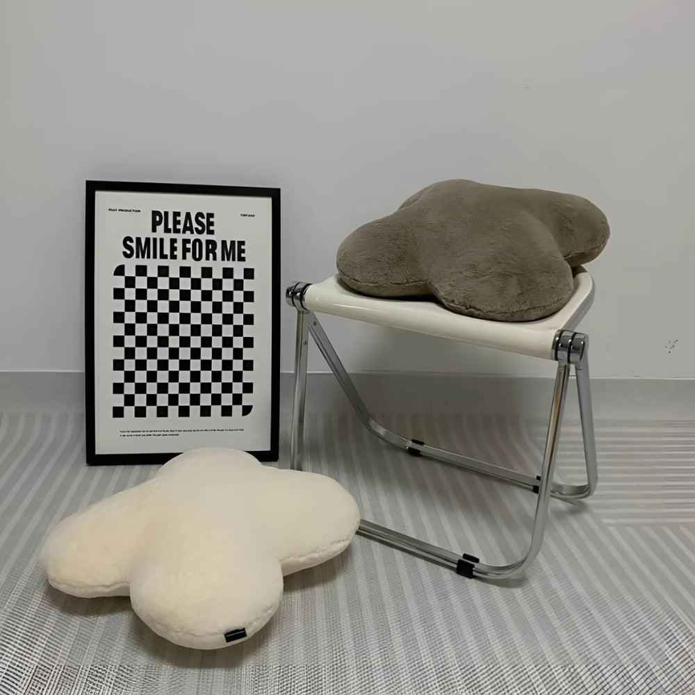 Charming Clover-Shaped Plush Pillow for Cozy Decor