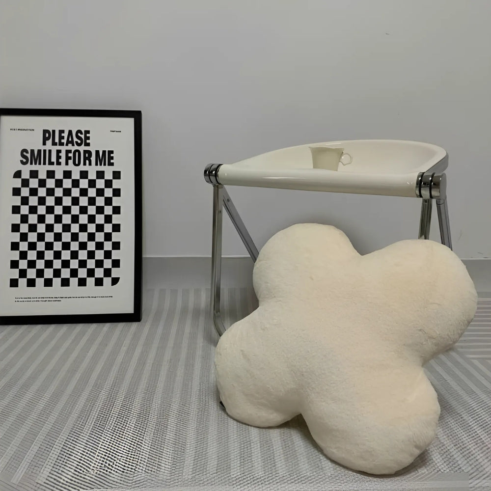 Charming Clover-Shaped Plush Pillow for Cozy Decor