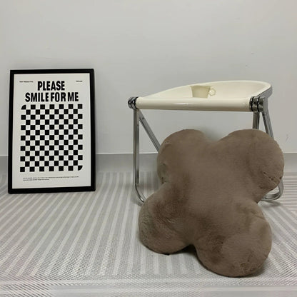 Charming Clover-Shaped Plush Pillow for Cozy Decor