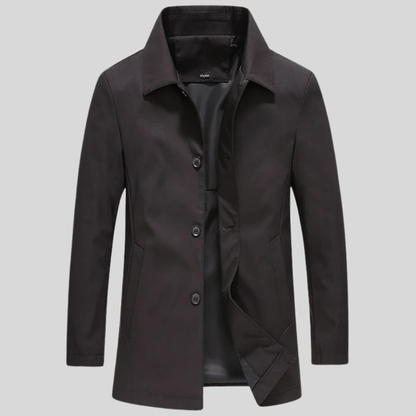 Men's Slim Fit Long Elegant Coat