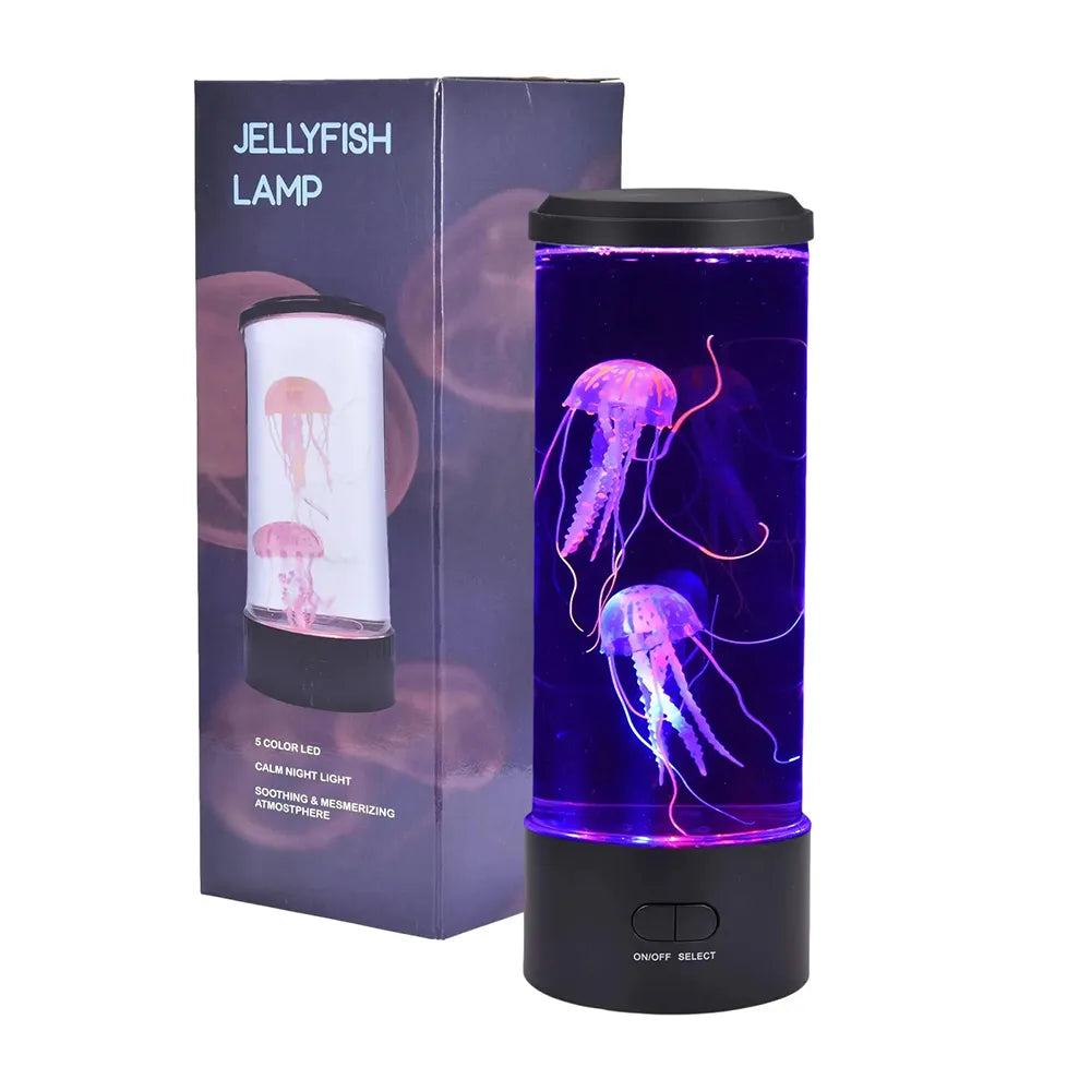 Soothing Jellyfish Lamp for Relaxation - Ocean Glow Effect