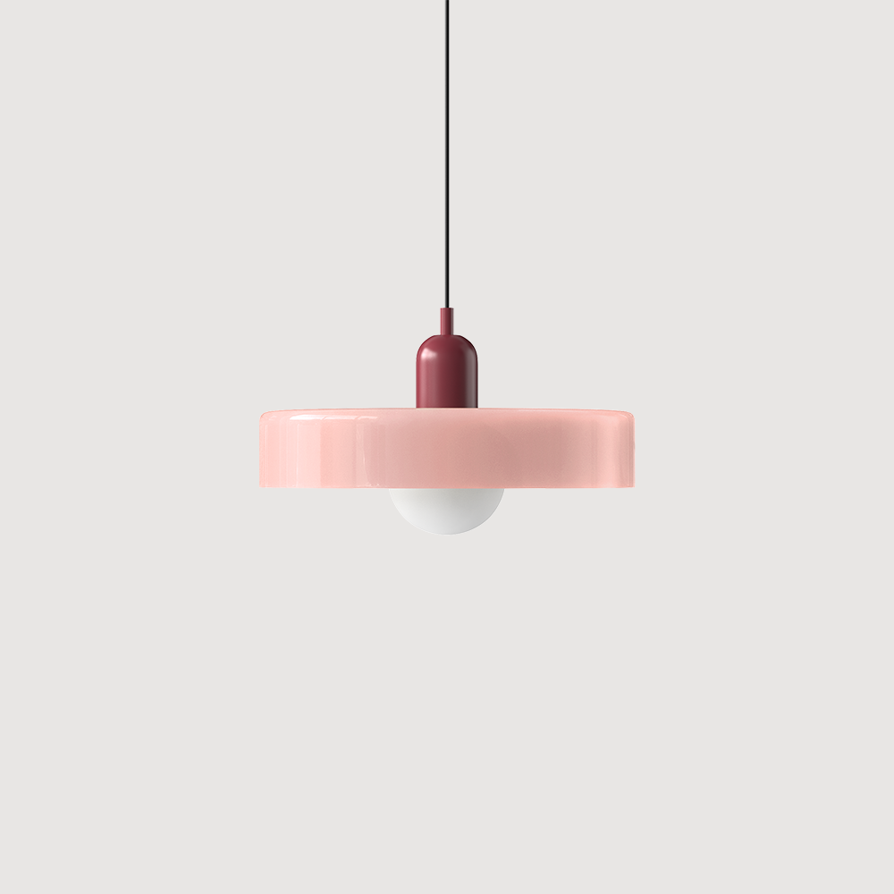 Modern Colorful Glass Pendant Light - Stylish Fixture for Living and Dining Areas
