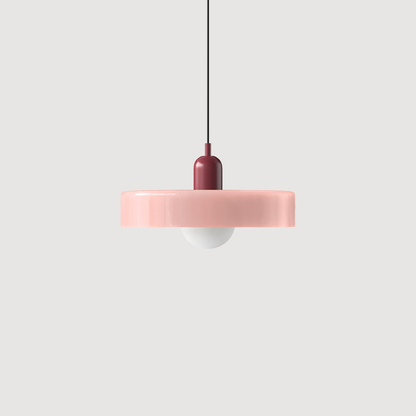 Modern Colorful Glass Pendant Light - Stylish Fixture for Living and Dining Areas