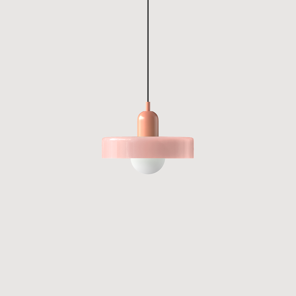 Modern Colorful Glass Pendant Light - Stylish Fixture for Living and Dining Areas