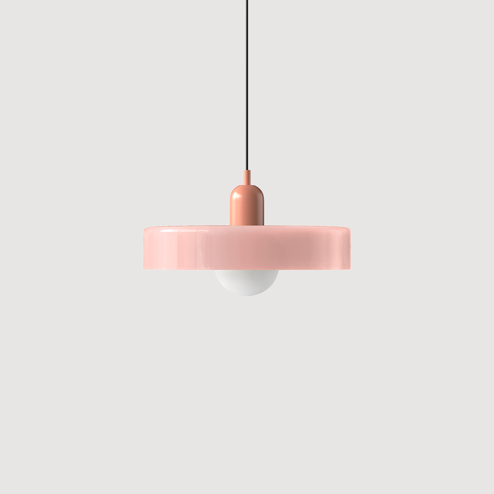 Modern Colorful Glass Pendant Light - Stylish Fixture for Living and Dining Areas