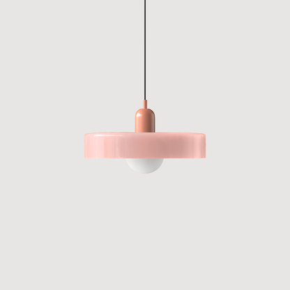 Modern Colorful Glass Pendant Light - Stylish Fixture for Living and Dining Areas