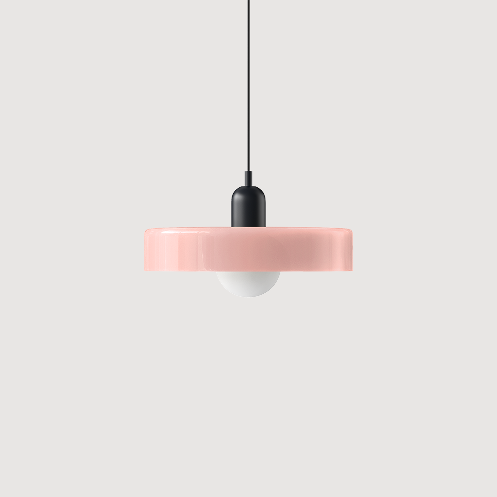 Modern Colorful Glass Pendant Light - Stylish Fixture for Living and Dining Areas