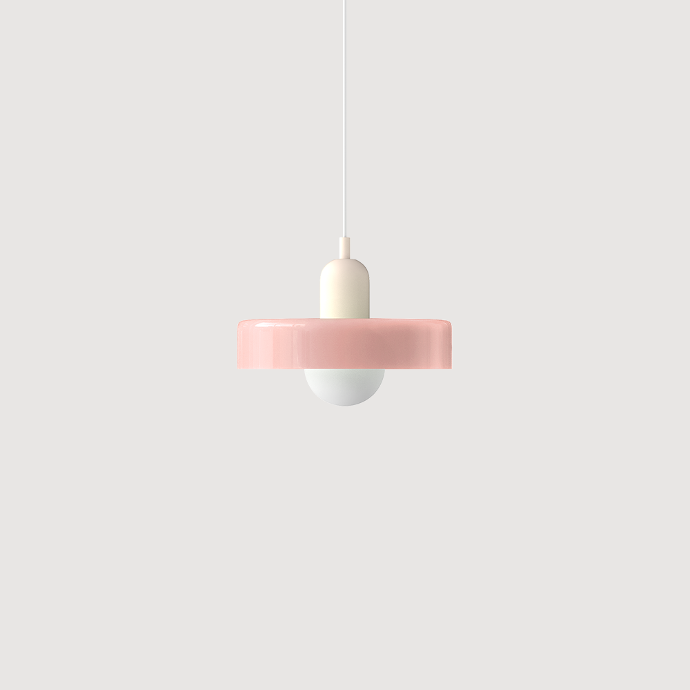 Modern Colorful Glass Pendant Light - Stylish Fixture for Living and Dining Areas