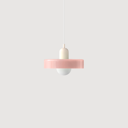 Modern Colorful Glass Pendant Light - Stylish Fixture for Living and Dining Areas