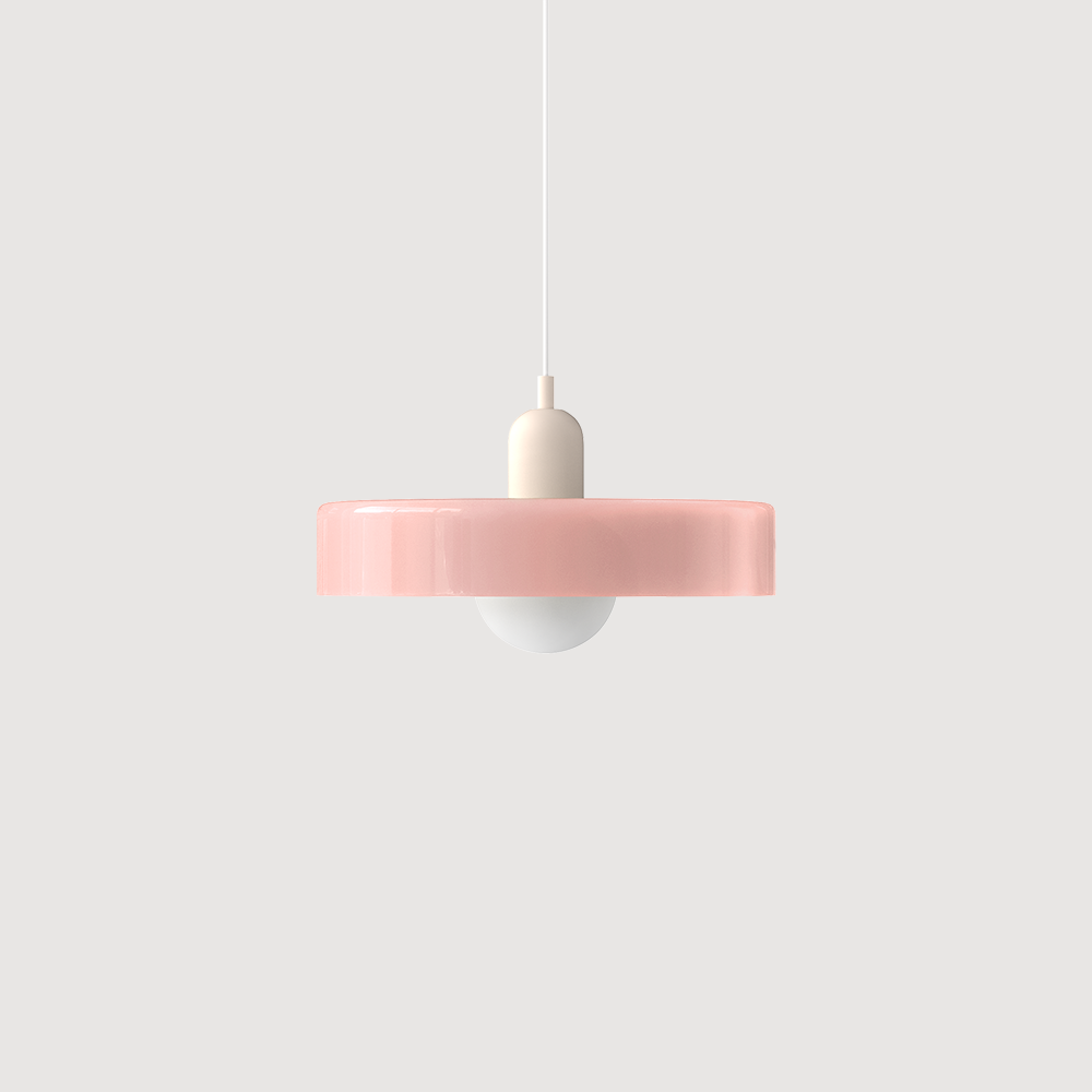 Modern Colorful Glass Pendant Light - Stylish Fixture for Living and Dining Areas