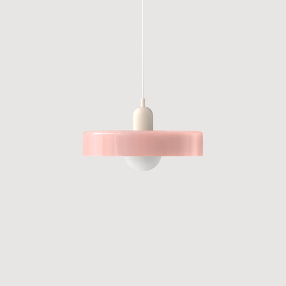 Modern Colorful Glass Pendant Light - Stylish Fixture for Living and Dining Areas