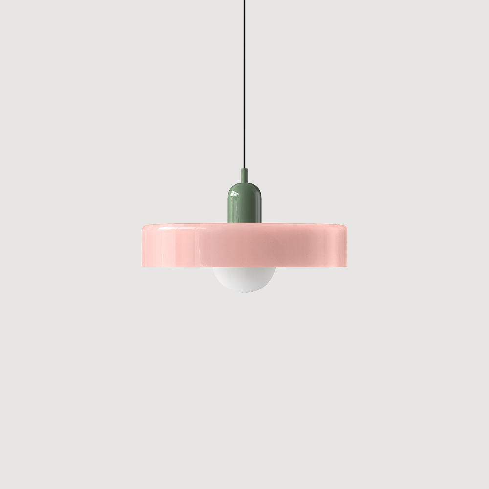 Modern Colorful Glass Pendant Light - Stylish Fixture for Living and Dining Areas