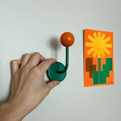 Vibrant Magnetic Ball Hooks for Stylish Home Organization