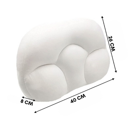 Ergonomic Microbead Pillow for Side and Back Sleepers – Slim Sleep Design
