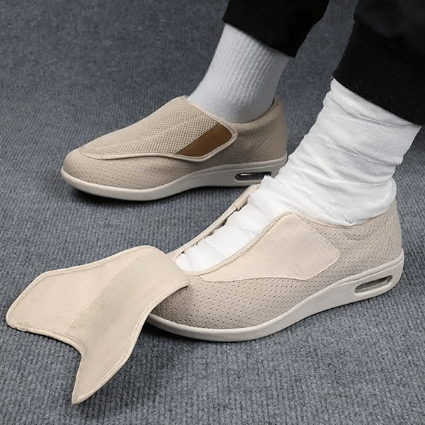 Extra Wide Walking Shoes with Soft Memory Foam for Comfort