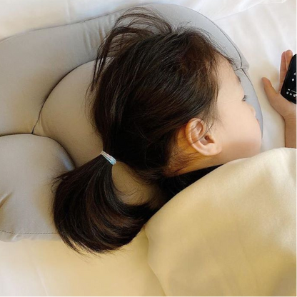 Ergonomic Microbead Pillow for Side and Back Sleepers – Slim Sleep Design