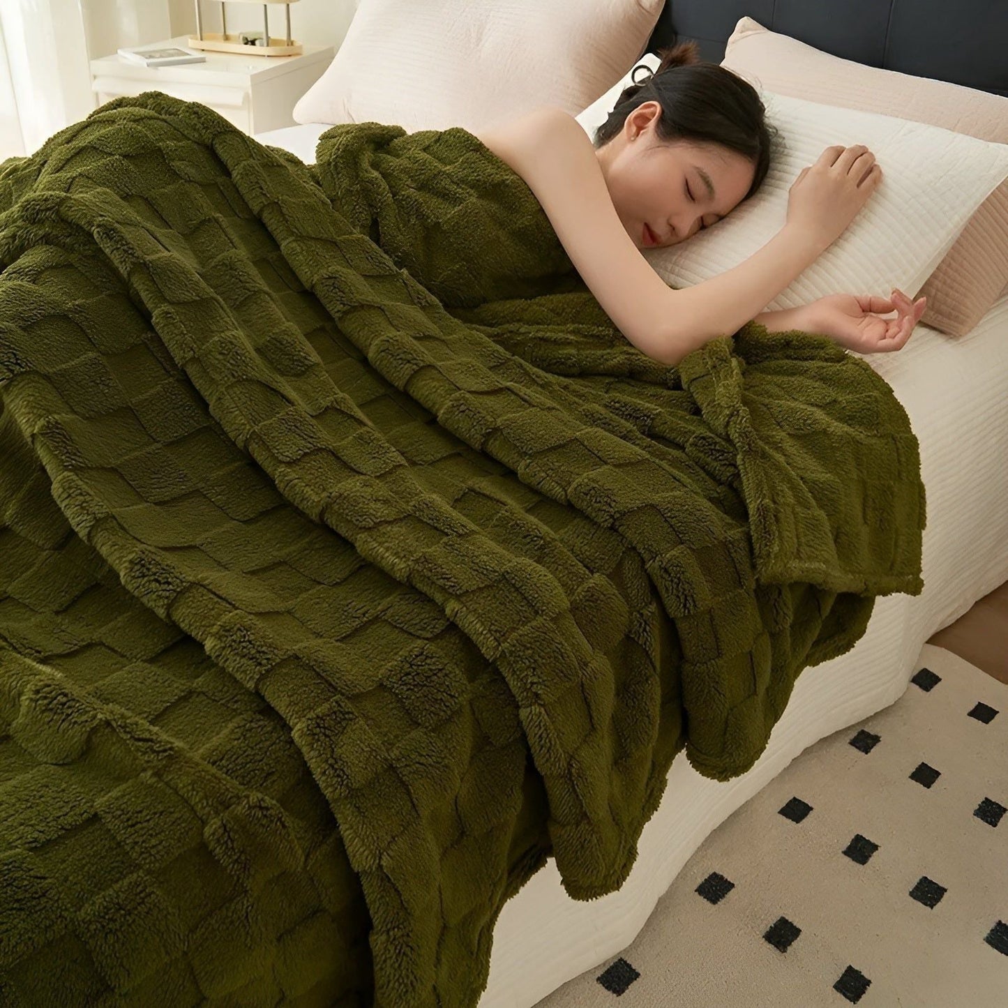 Soft Fleece Blanket for Indoor and Outdoor Use – Cozy, Lightweight, Machine Washable