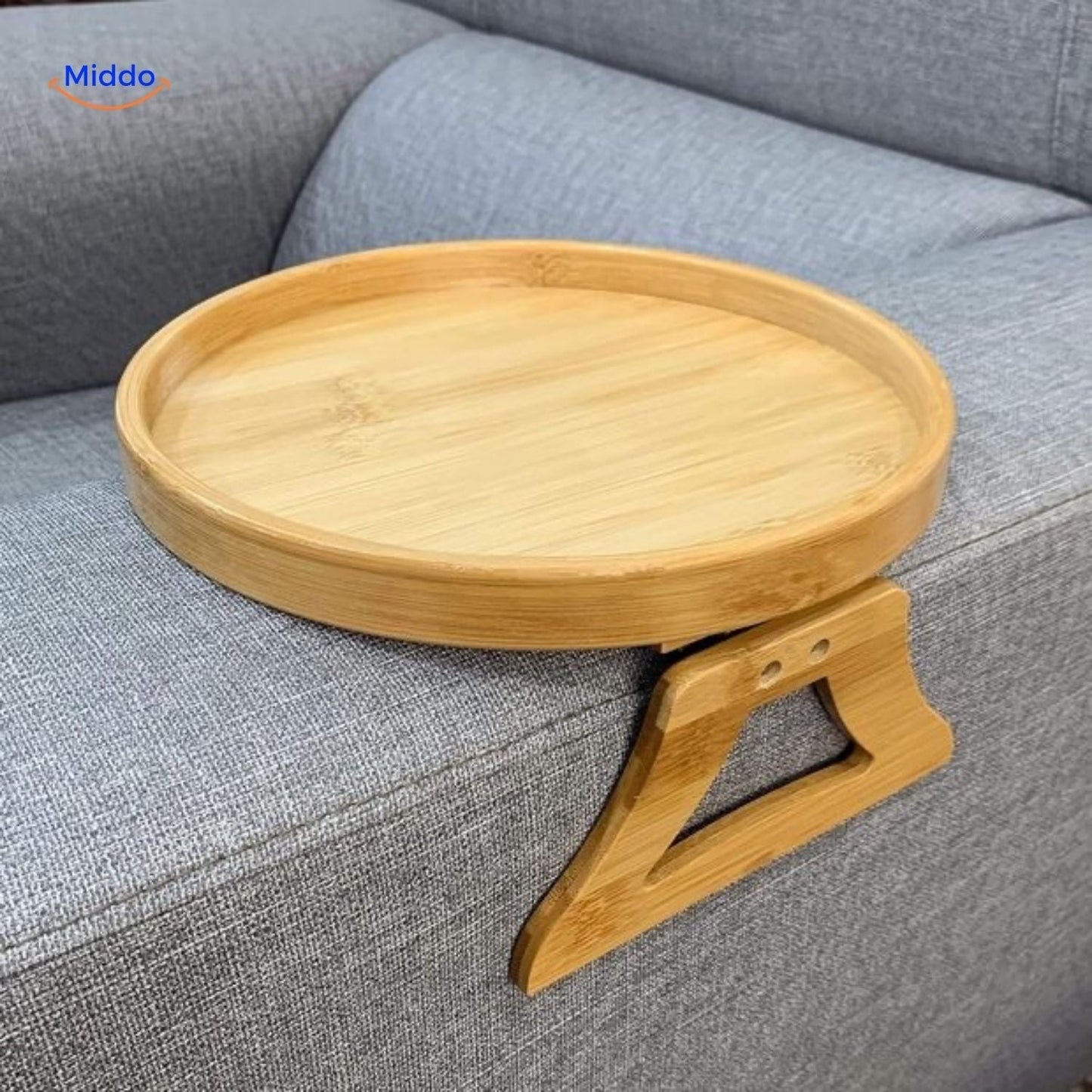 Foldable Table with Armrests for Snacks and Drinks