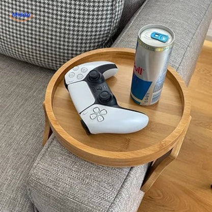 Foldable Table with Armrests for Snacks and Drinks