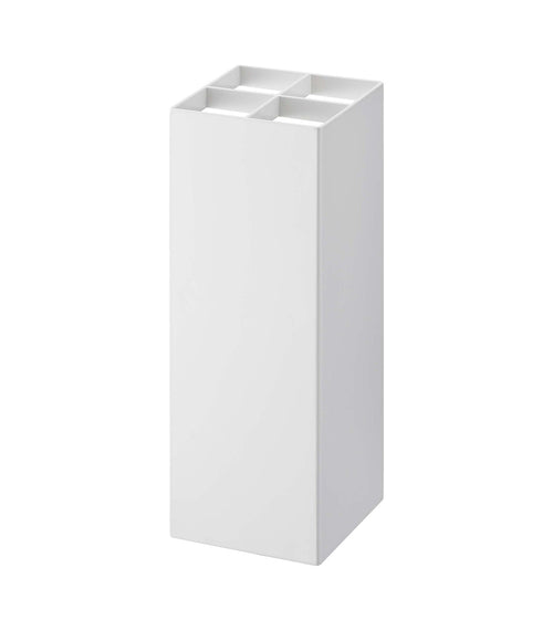 Narrow Steel Umbrella Holder with Drop Collection and Non-Slip Base