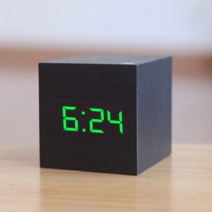 Mini LED Digital Alarm Clock with Temperature Display and Dimmer