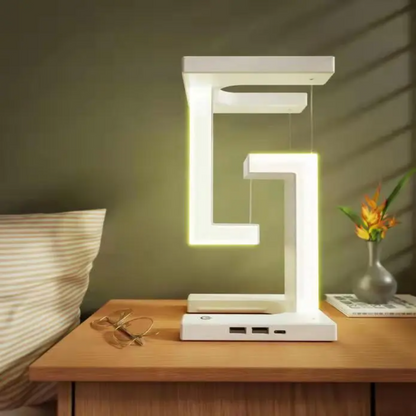 Wireless Night Lamp with Anti-Gravity Orbit Charging Feature
