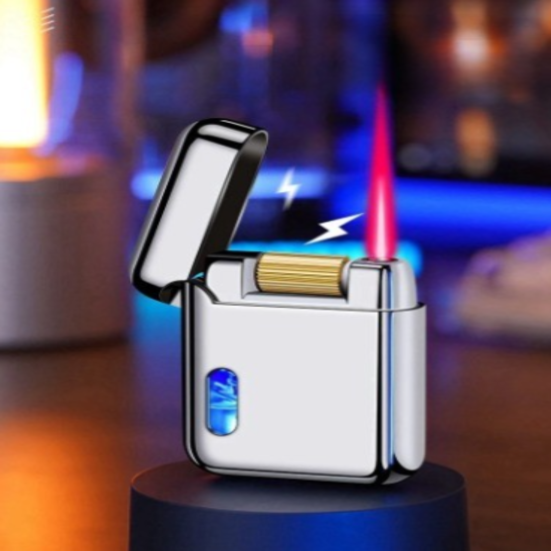 Crimson Fusion Jet Lighter – Aurora Design