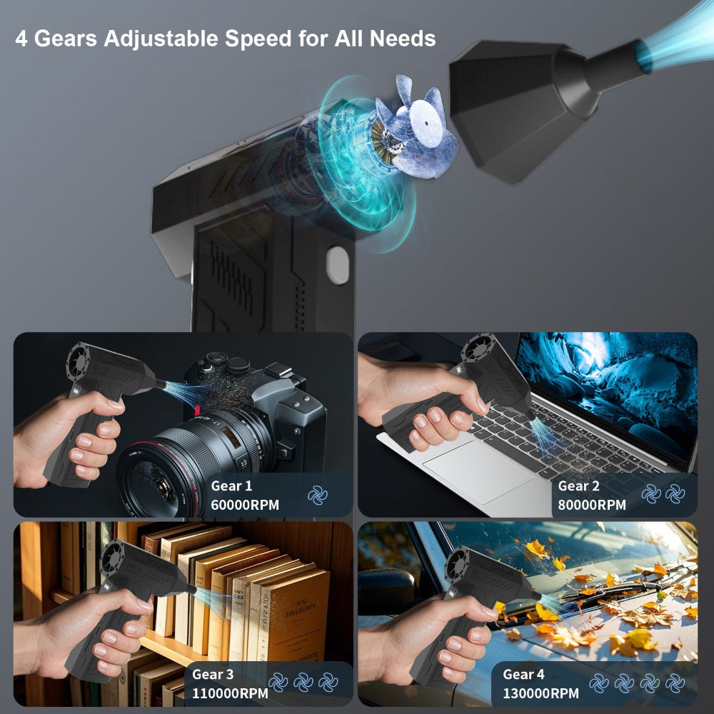 Eco-Friendly Cordless Air Blower for Efficient Cleaning