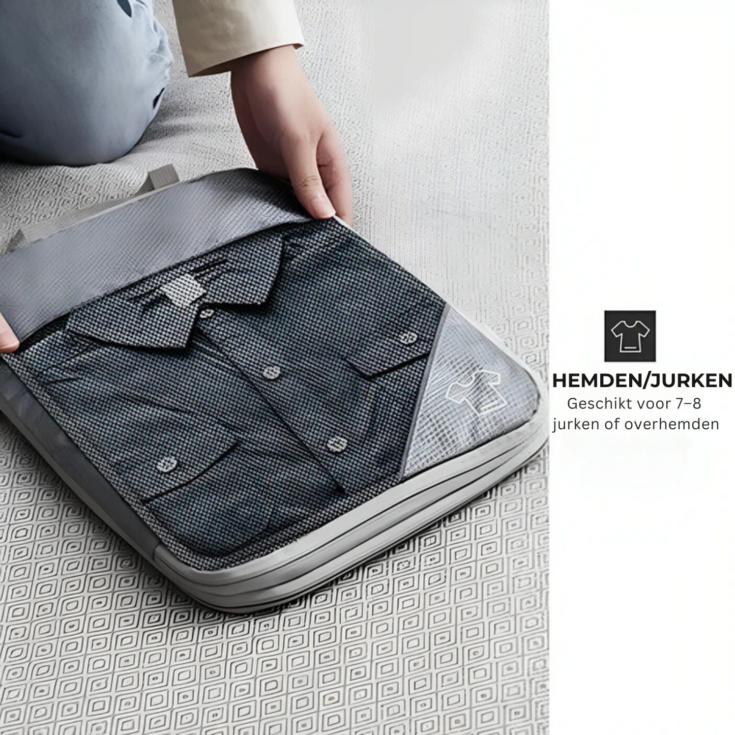 Compression Travel Set – Space-Saving Packing Cubes for Organized Luggage