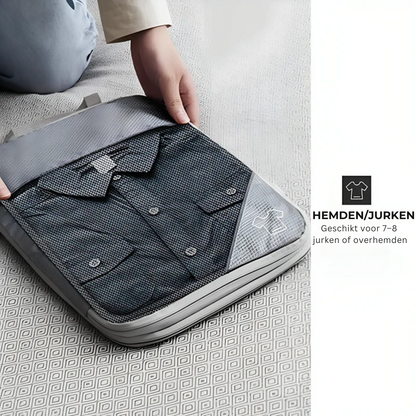 Compression Travel Set – Space-Saving Packing Cubes for Organized Luggage