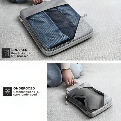Compression Travel Set – Space-Saving Packing Cubes for Organized Luggage