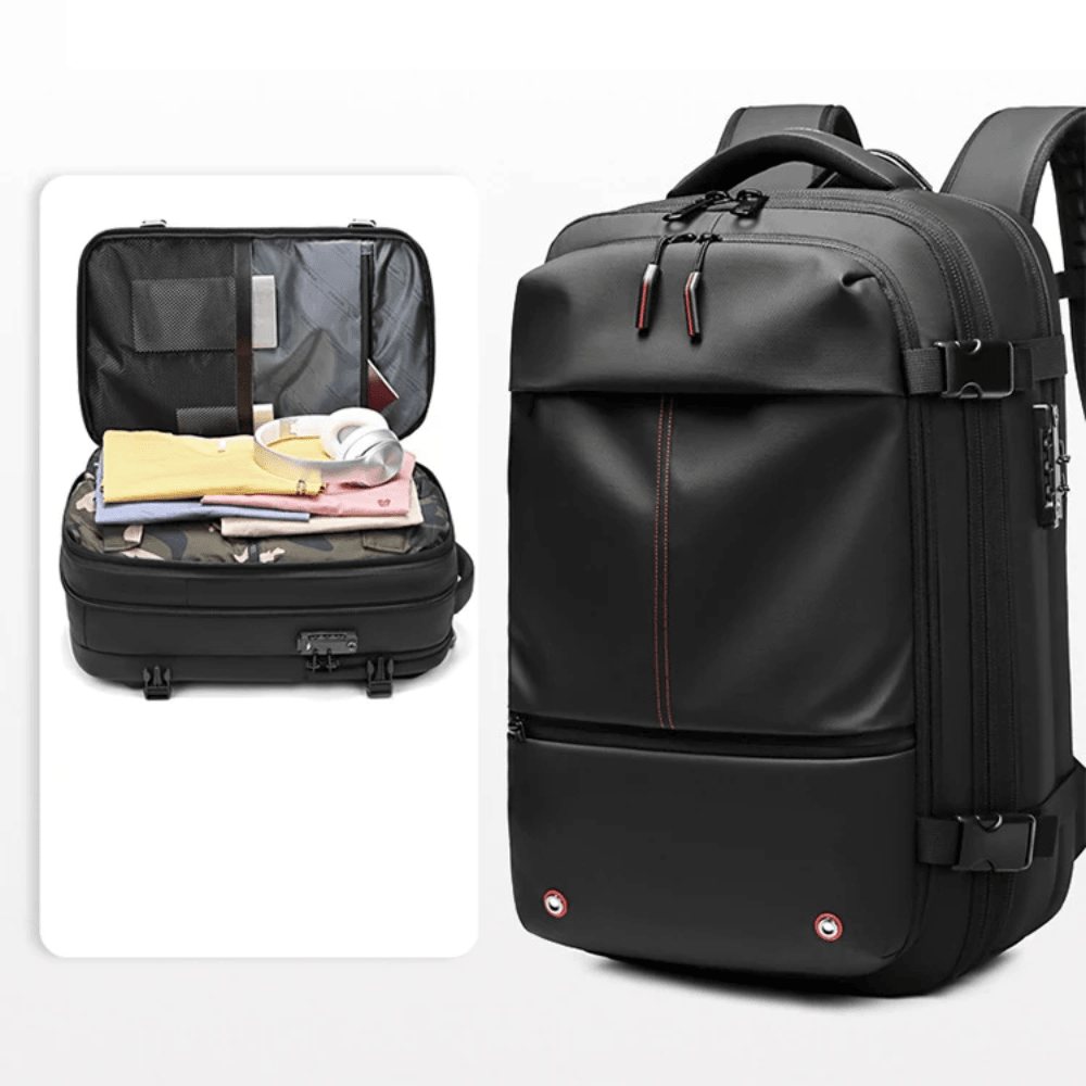 ExpanPack Versatile Travel Backpack with Compression Technology