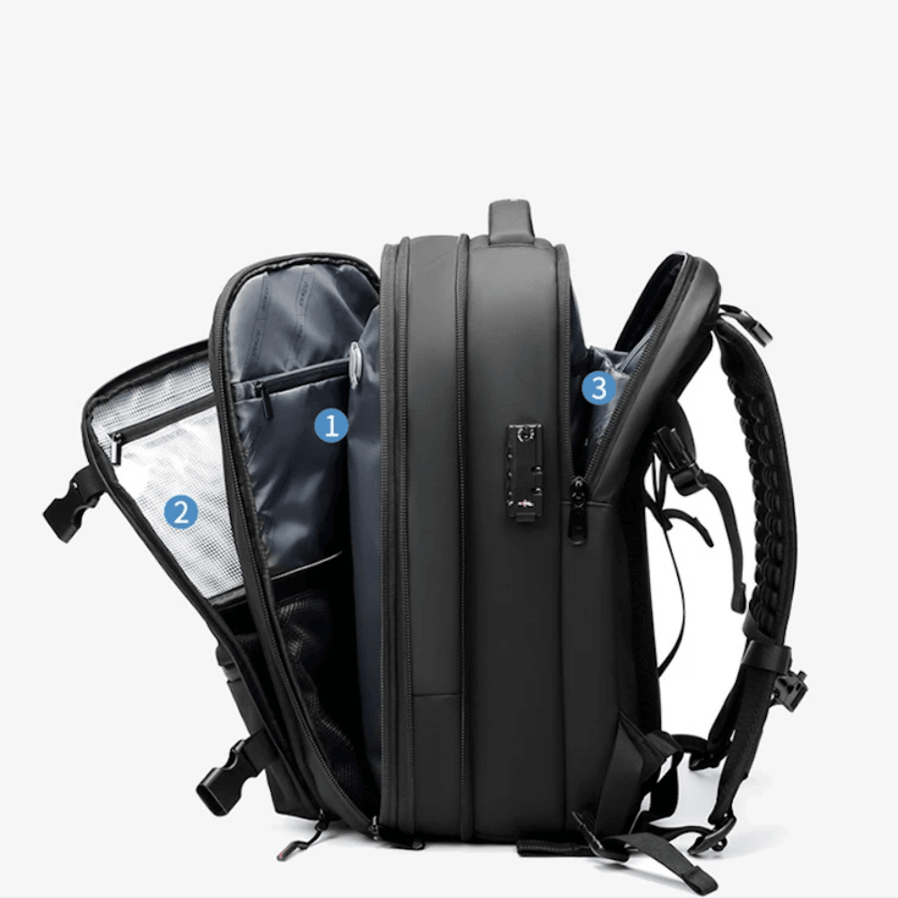ExpanPack Versatile Travel Backpack with Compression Technology