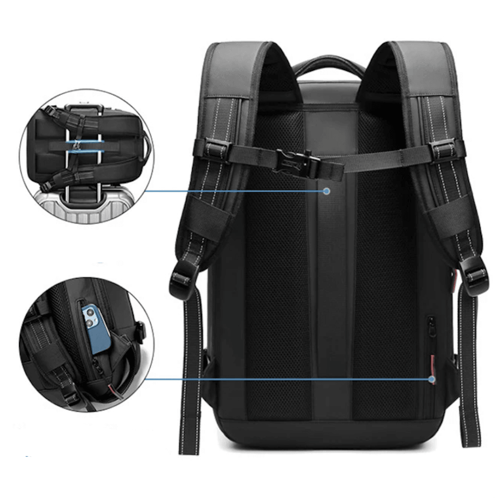 ExpanPack Versatile Travel Backpack with Compression Technology