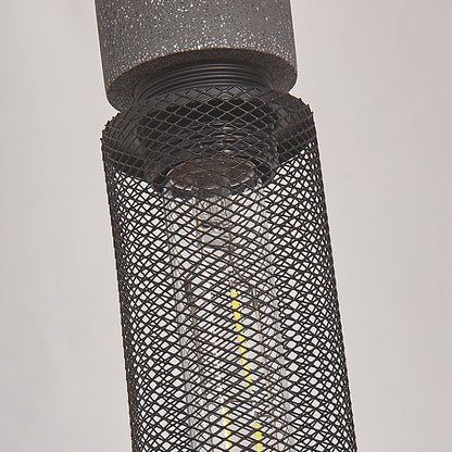 Cylindrical Ceiling Pendant Light with Minimalist Industrial Style