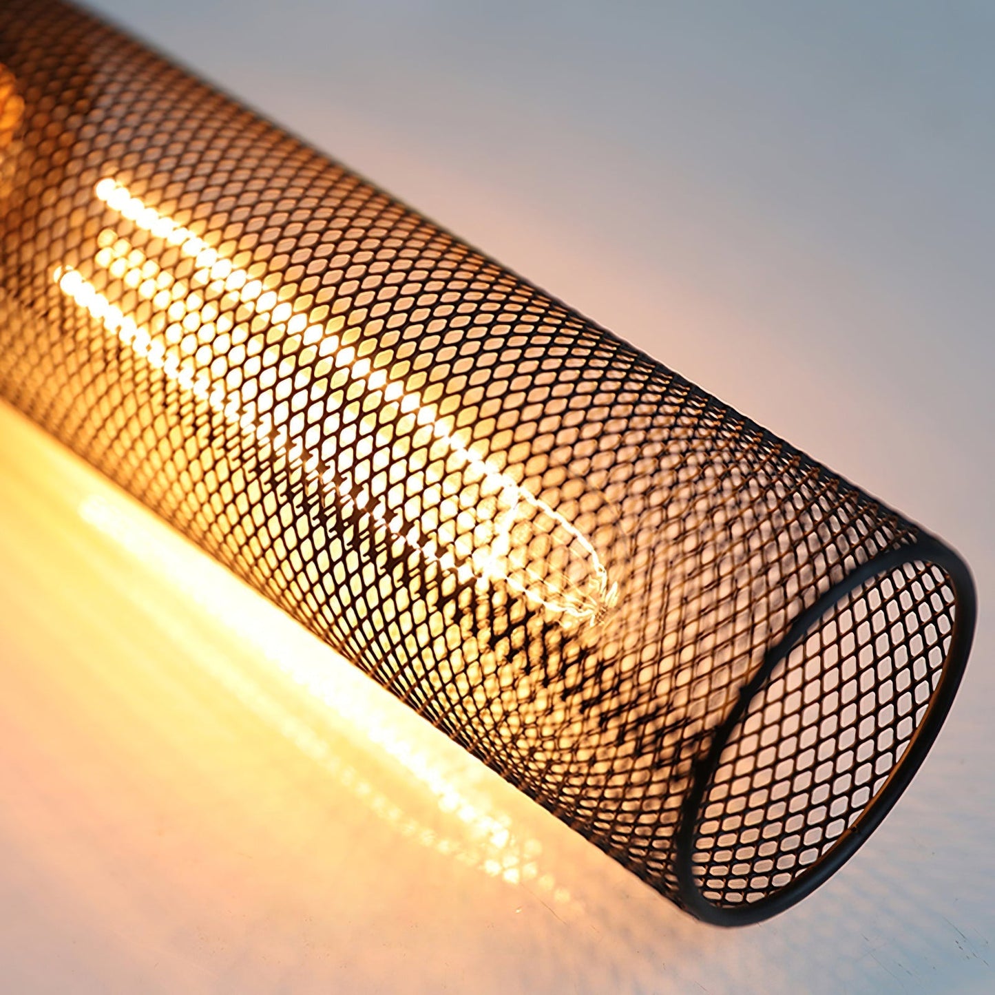 Cylindrical Ceiling Pendant Light with Minimalist Industrial Style
