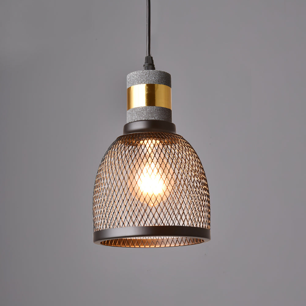 Cylindrical Ceiling Pendant Light with Minimalist Industrial Style