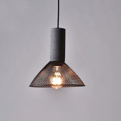 Cylindrical Ceiling Pendant Light with Minimalist Industrial Style