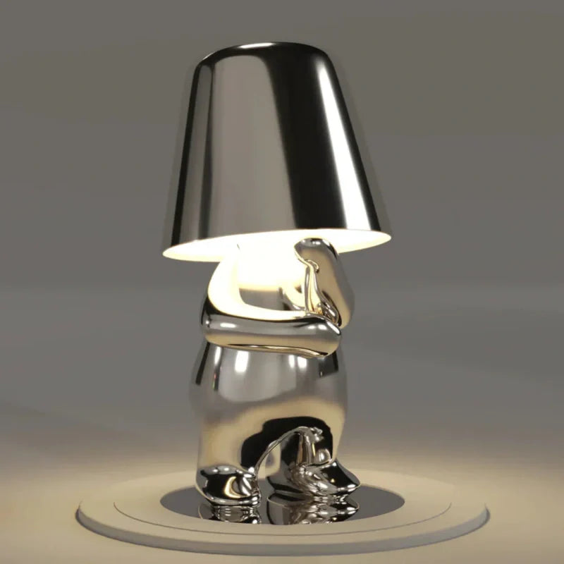 Dimmable Touch-Control LED Desk Lamp with Rechargeable Battery