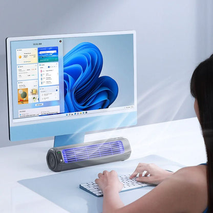 Personal Comfort Air Cooler with Rotating Airflow – Portable Design