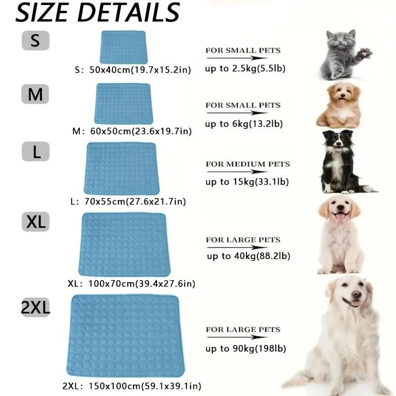 Extra Large Pet Cooling Bed for Dogs and Cats