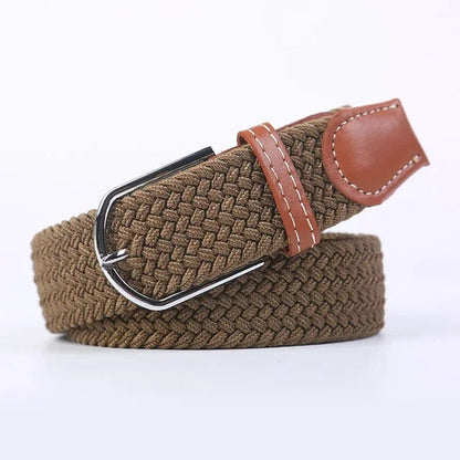 Stretchy Casual Belt Crafted from Elastic Fabric