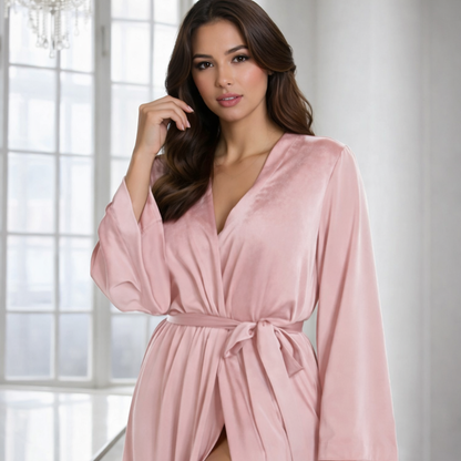 Lightweight Waffle Bathrobe for Comfortable Home and Spa Relaxation