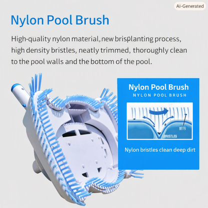 Swimming Pool Vacuum Attachment for Cleaning