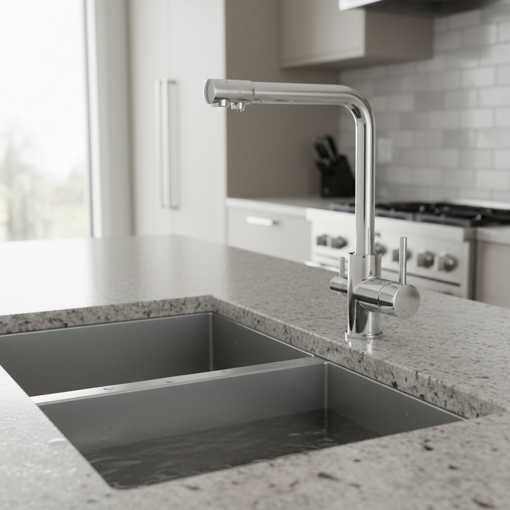 Dual Outlet Stainless Steel Kitchen Sink Faucet