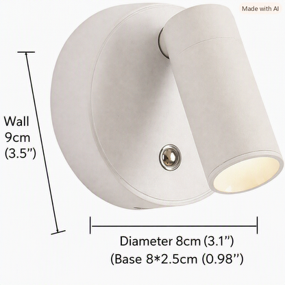 Adjustable Wall Lamp with Rotating Projection Feature